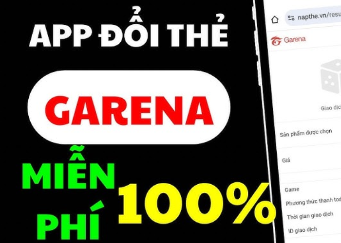 APP NHẬN THẺ CÀO GARENA MIỄN PHÍ 2025 