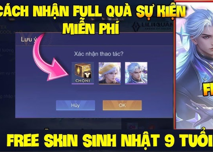 Cập nhập sinh nhật Liên Quân 9 tuổi
