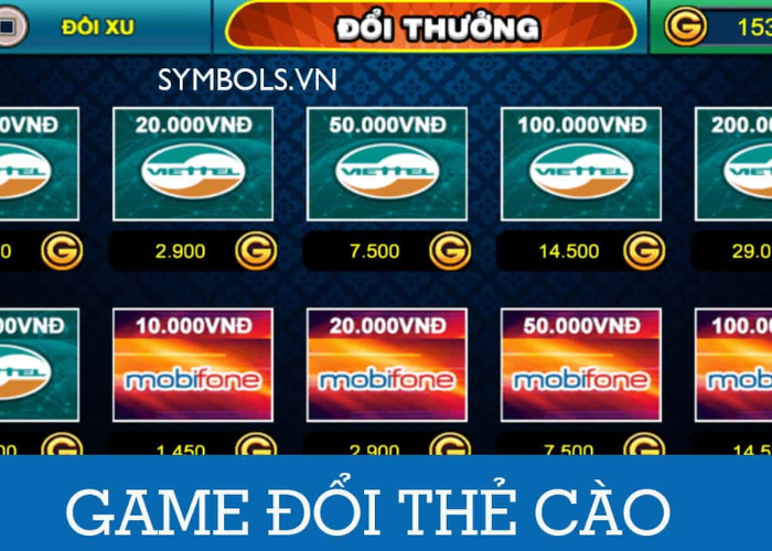 Game đổi thẻ cào miễn phí
