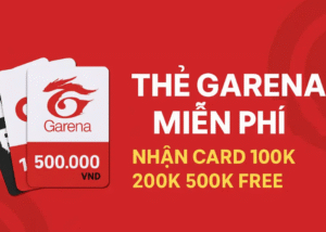 Thẻ Garena 200K miễn phí