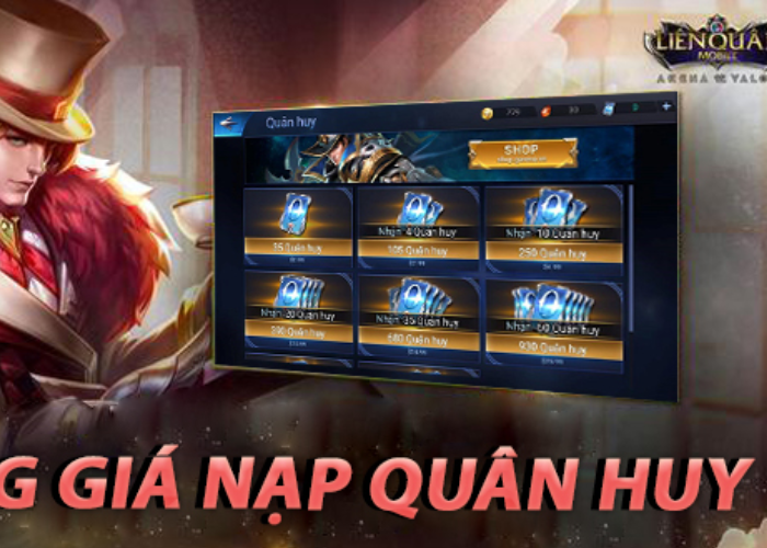 Thẻ Garena 50K nạp được bao nhiêu Quân Huy
