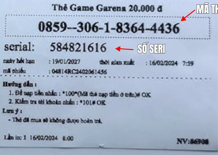 Thẻ Garena thường bán ở đâu?
