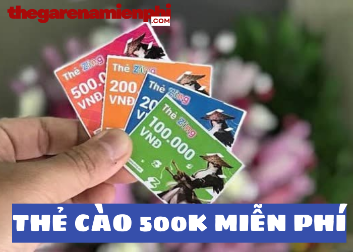 Thẻ Zing 500K miễn phí