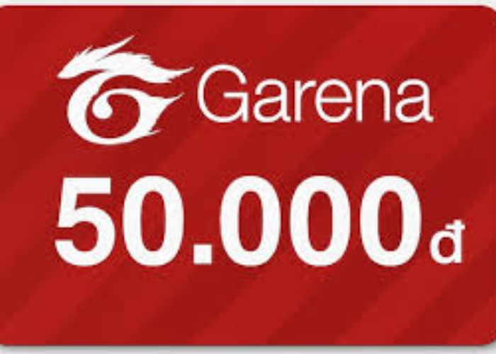 Thẻ cào Garena 50K miễn phí