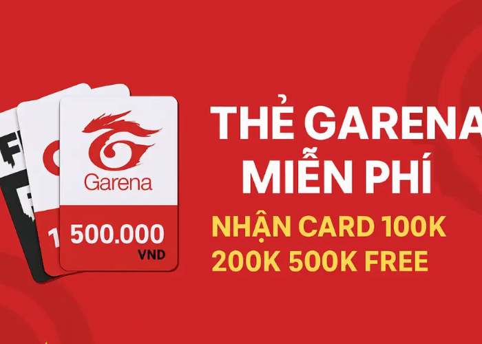 thẻ cào Garena 20K miễn phí