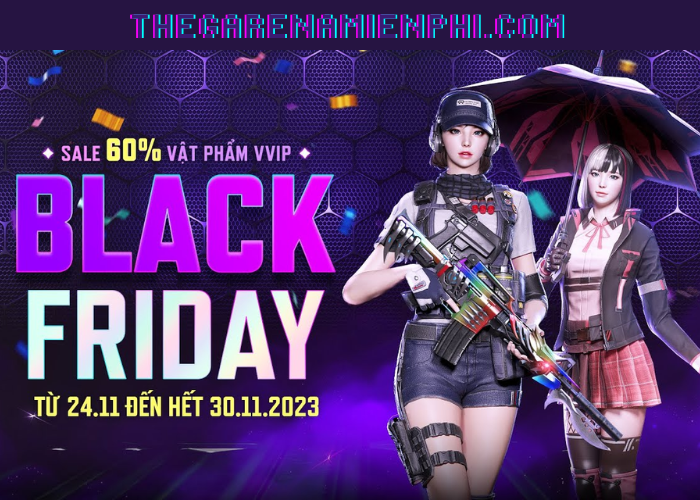 Đại tiệc Black Friday cùng Garena