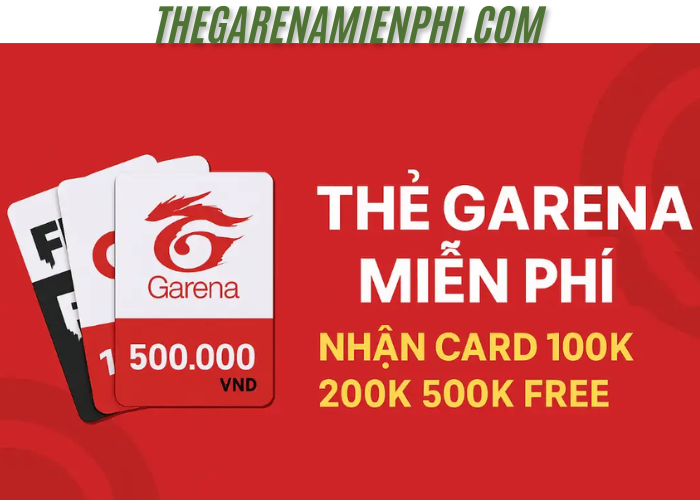 Thẻ Garena miễn phí 