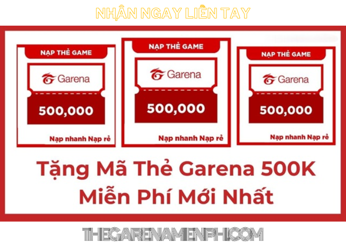 Thẻ Garena miễn phí 